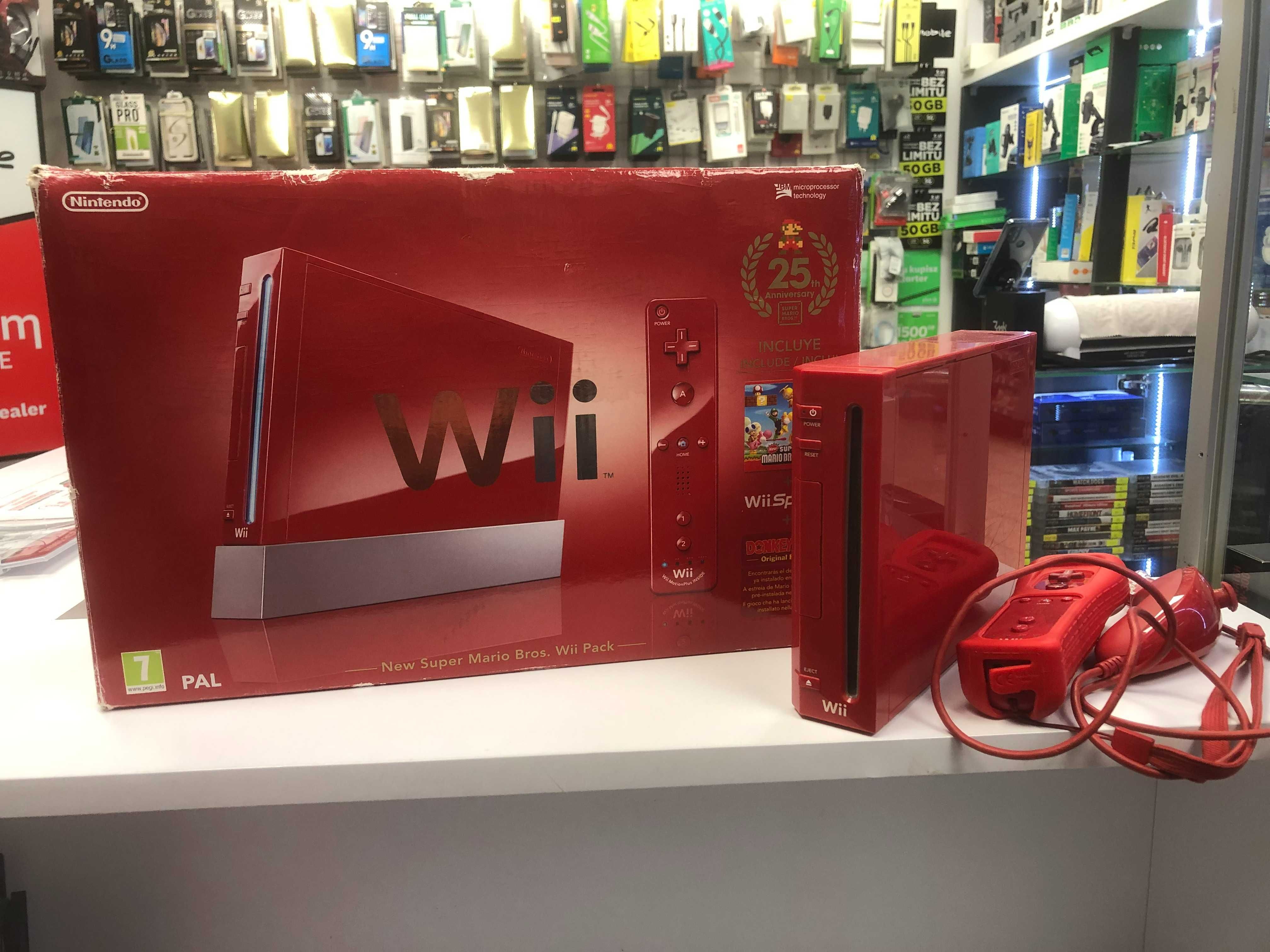 Nintendo Wii Mario 25th Anniversary + Guitar Hero | SKLEP | GWARANCJA