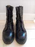 Botas Dr. Martens pretas, tamanho 4 (36/37) 23cm.