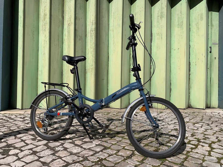 Bicicleta B-PRO P530 Desdobrável - Mudanças com Manete 7V - Impecável