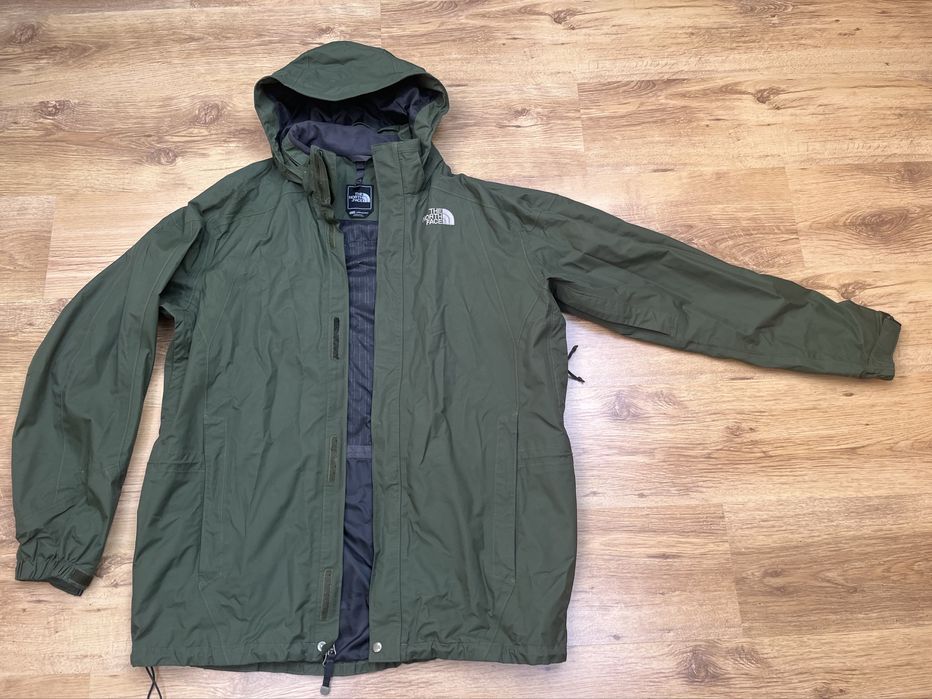 North Face, kurtka 3 w 1, męska XL, ciemna zieleń. Kapitalna, modna.