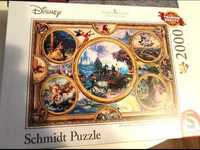 Puzzle Disney Schmidt 2000 elementów - Bohaterowie Bajek Disneya