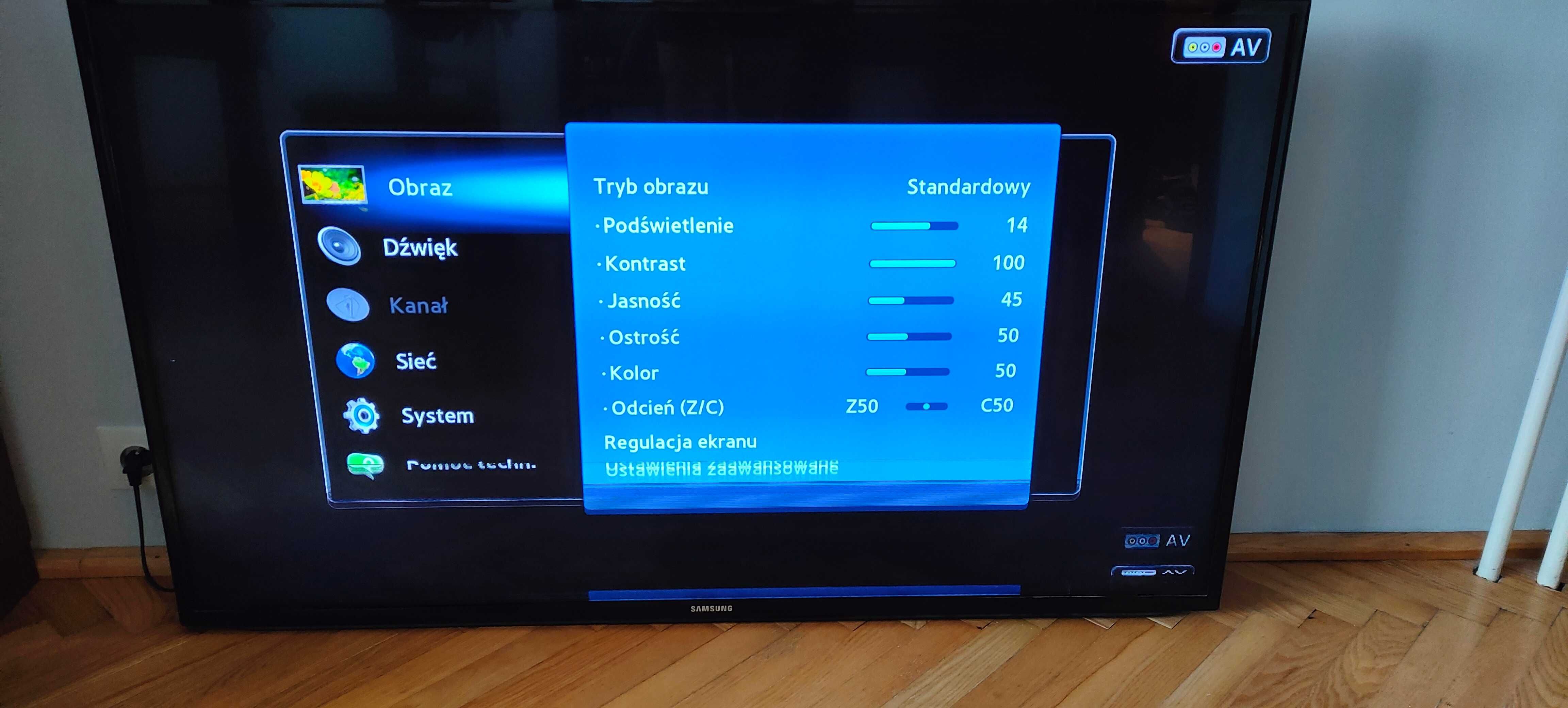 Tv Samsung Led 50 cali uszkodzony