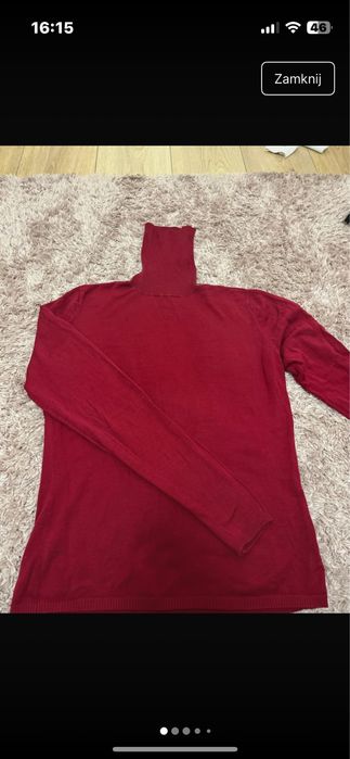 Golf jedwabny damski