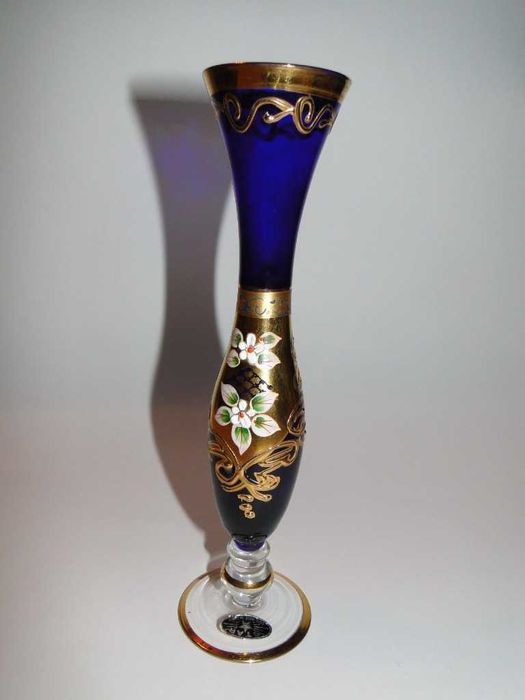 Wazonik dekorowany kobalt od 1900 - 1945 r.Japonia