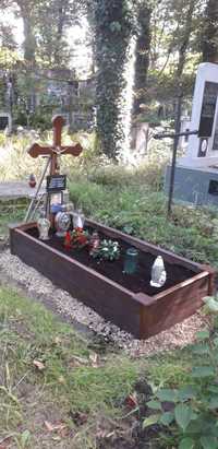 Надмогильник дерев‘яний надгробок на могилу обрамівка квітник