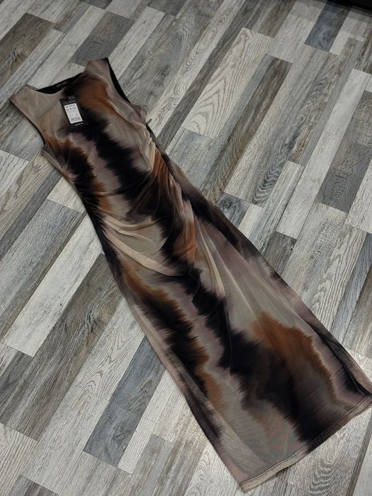 Сукня new look 34 жіноча платье S XS плаття драпірована сітка