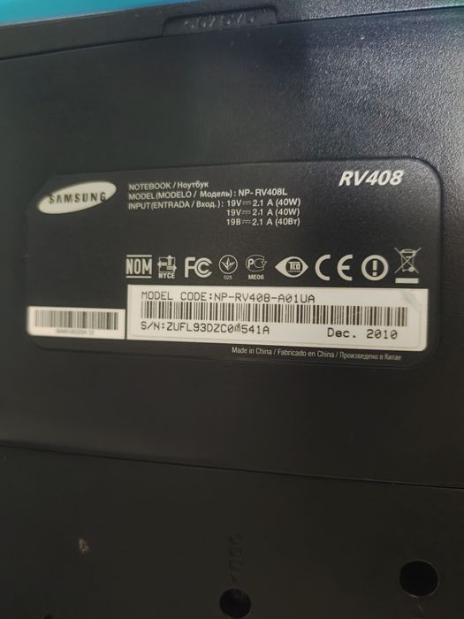 ноутбук samsung rv408