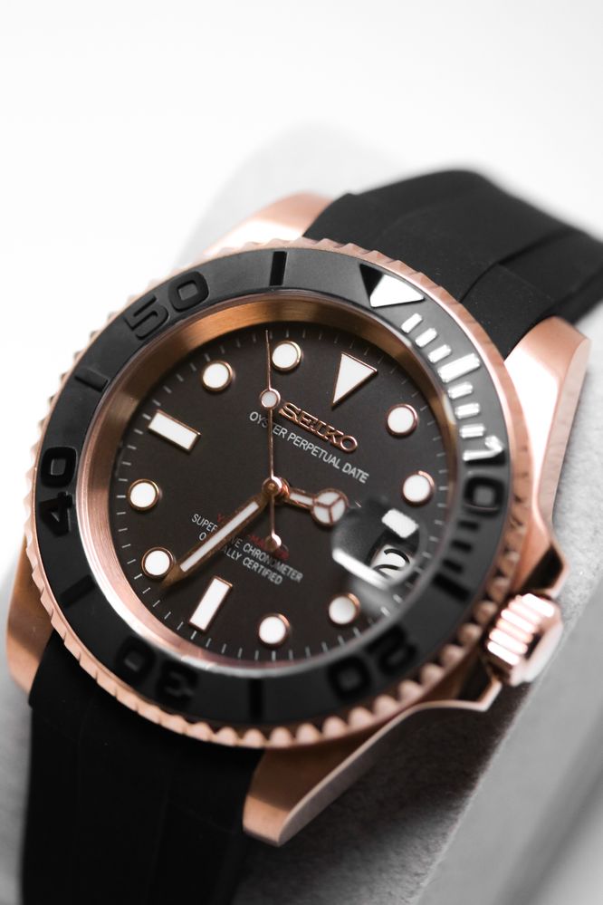 Zegarek Custom Seiko Mod Submariner Yacht-Master