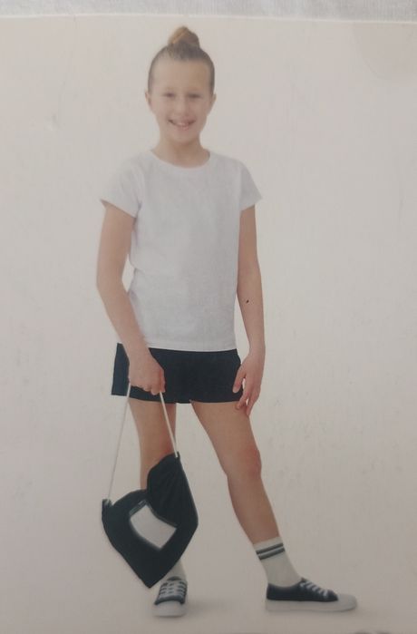 Zestaw na w-f dziewczęcy, strój gimnastyczny 158/164 nowy