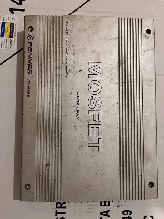 Amplificador Mosfet 400w + Coluna Subwoofer