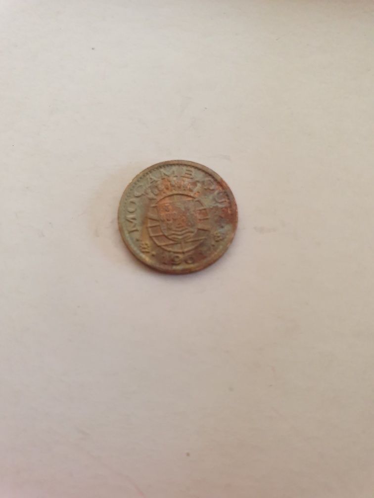 Moeda Moçambique 10 centavos 1961