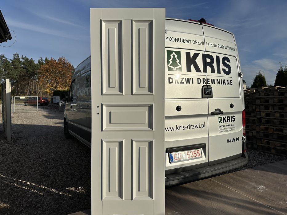 Drzwi drewniane retro Białe,czarne, NA KAŻDY WYMIAR CAŁA POLSKA