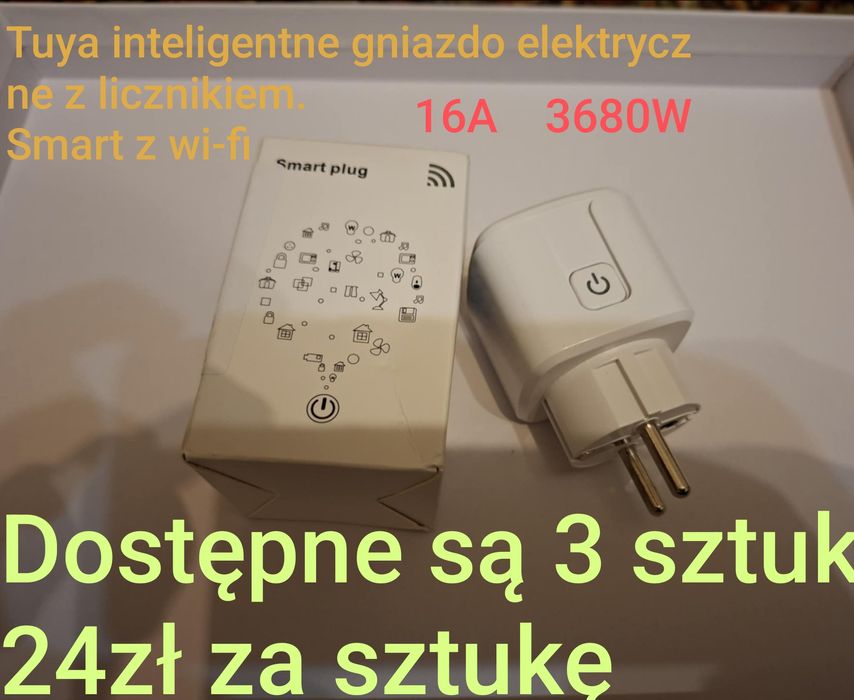 Gniazdo elektryczne Smart wi-fi z licznikiem