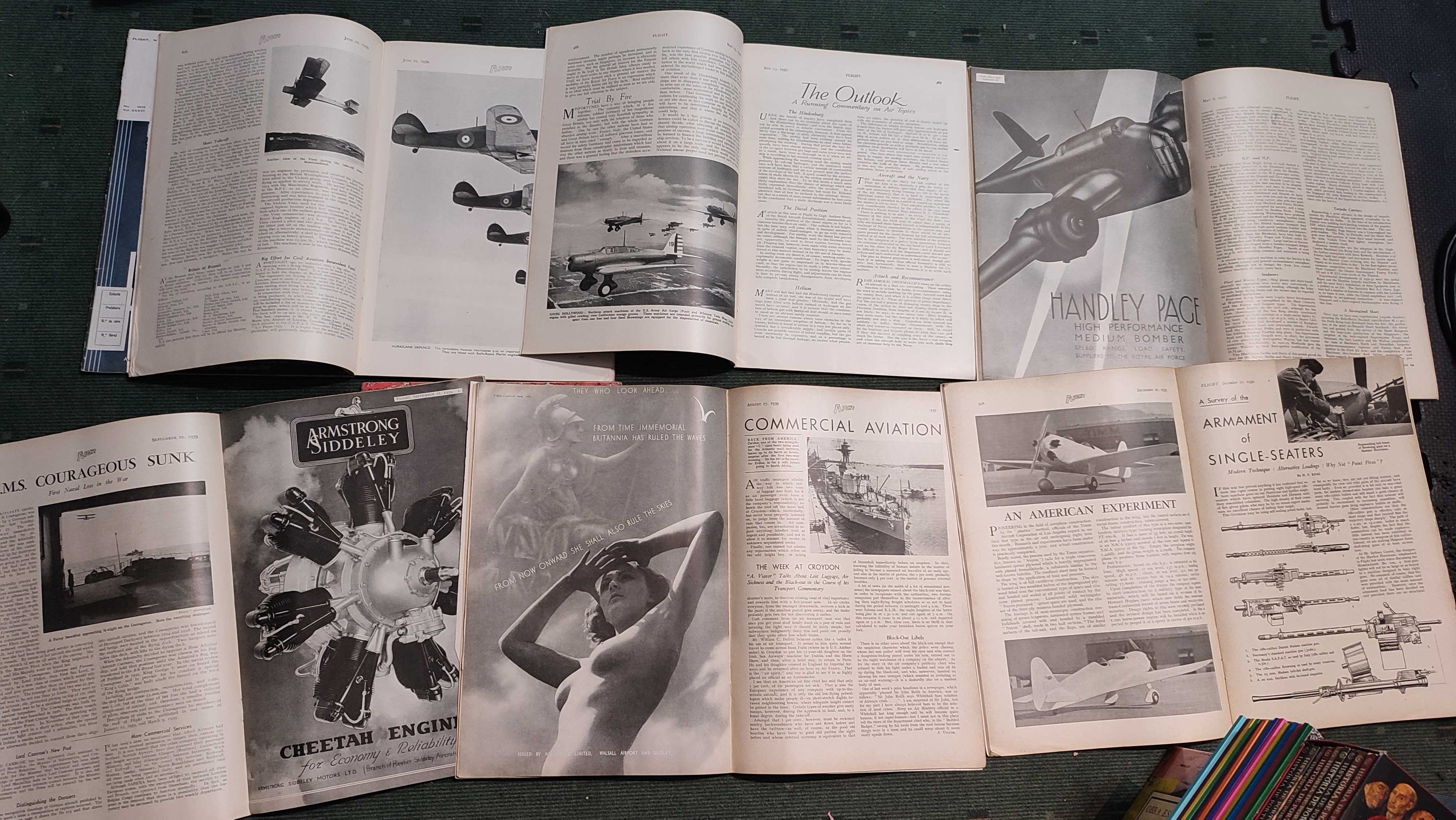 Lote 18 Revistas Flight - Anos 30