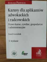 Kazusy dla aplikantów - karne, cywilne, gosp. i adm. K. Gorzelnik