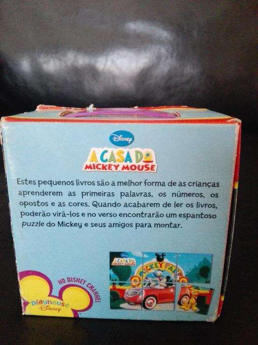 Duas Minibibliotecas A casa do Mickey & Aprender com as Princesas