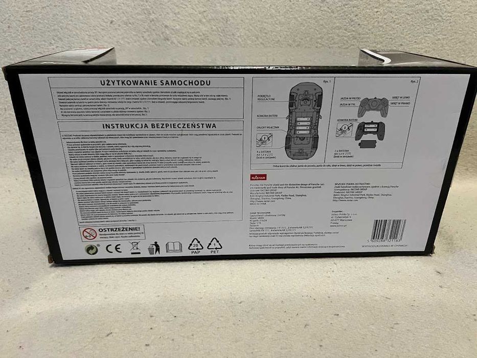 Auto zdalnie sterowane RASTAR - 1:16 PORSCHE 911 SPORT CLASSIC szary