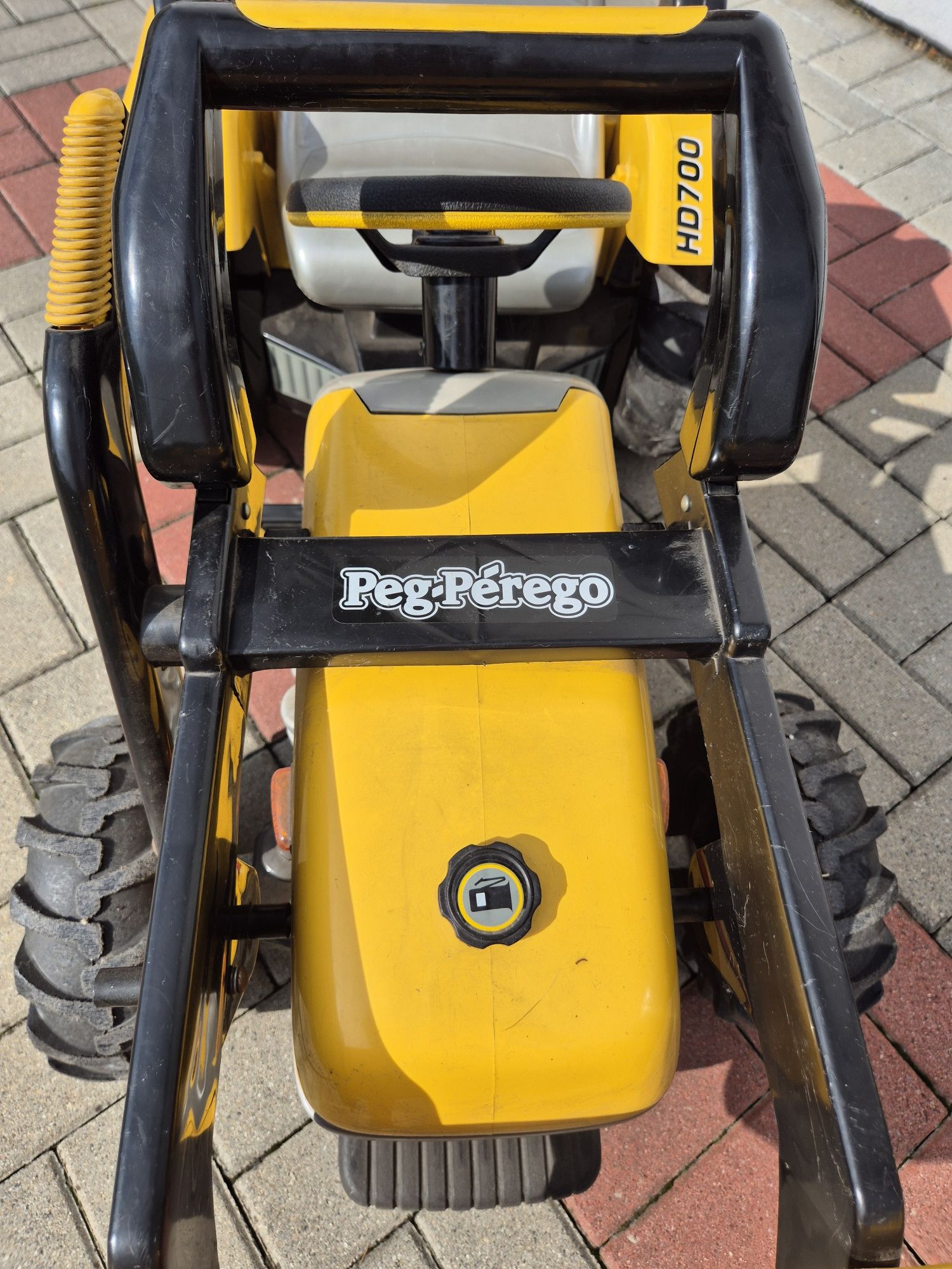 Koparka traktor na pedała peg perego