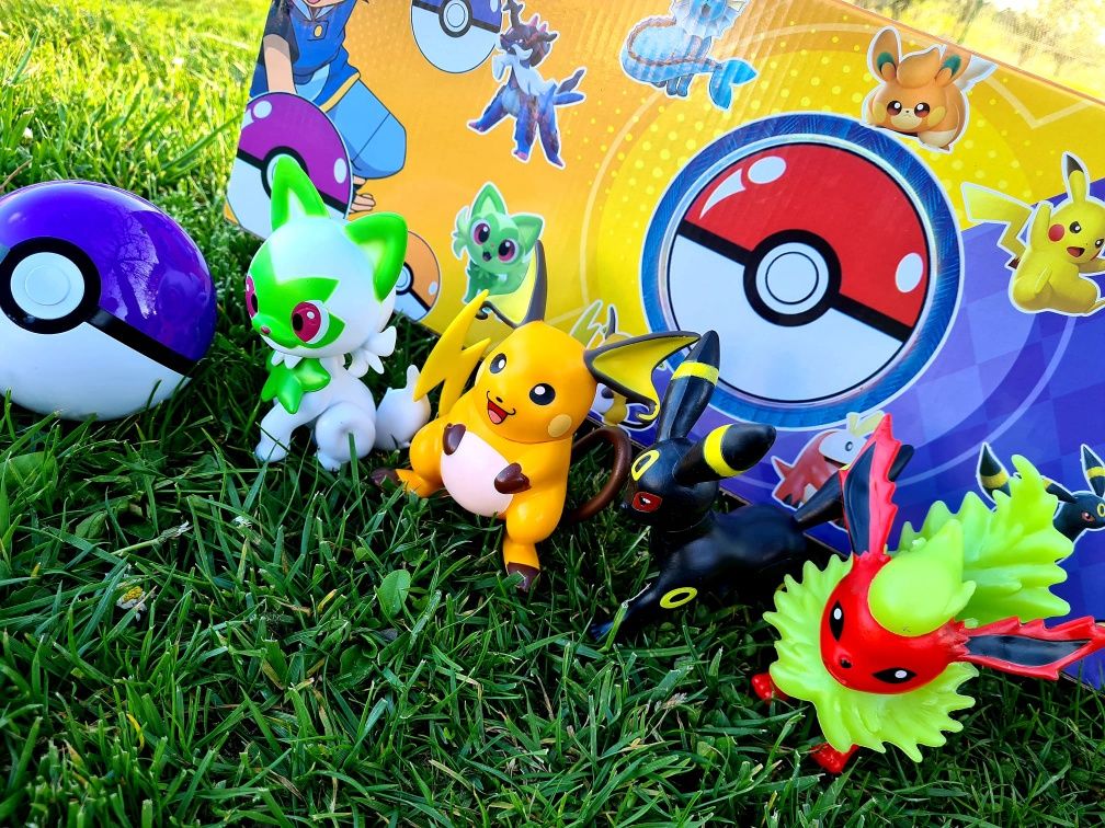 Nowy super zestaw figurek Pokemon duże - zabawki