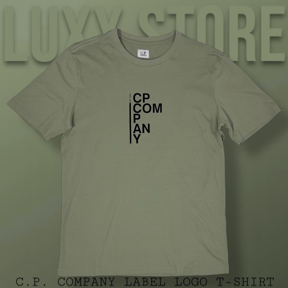 Футболка C.P. Company Label Logo (C P, CP, сипикомпани)