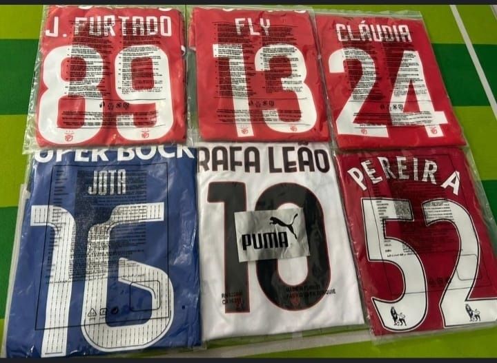 Camisolas De Futebol Novas