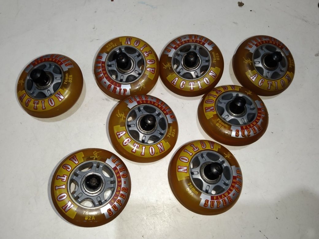 Kółka kauczukowe do rolek 76 mm