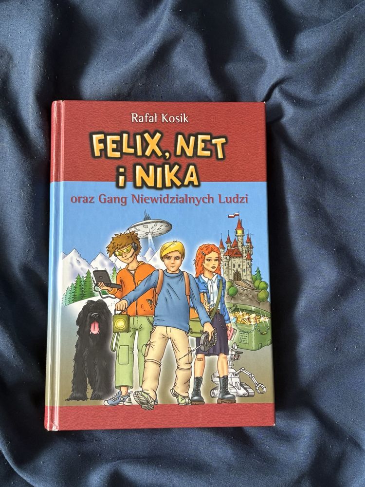 4 ksiażki z serii felix net i nika