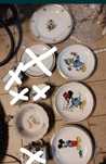 Porcelana dziecięca prl talerzyki Agatka