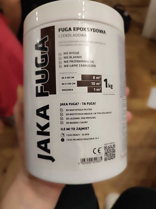 JAKA FUGA epoksydowa czekoladowa