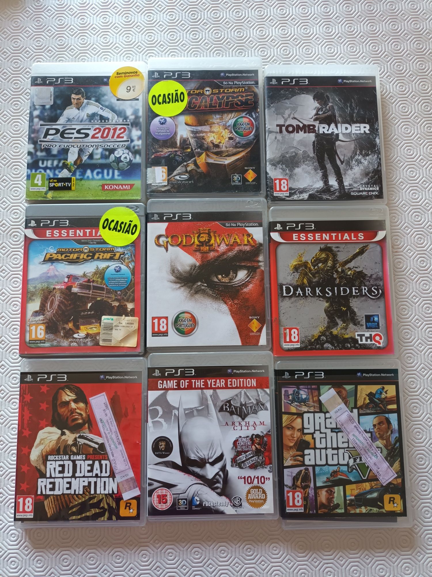 Jogos PS3 usados