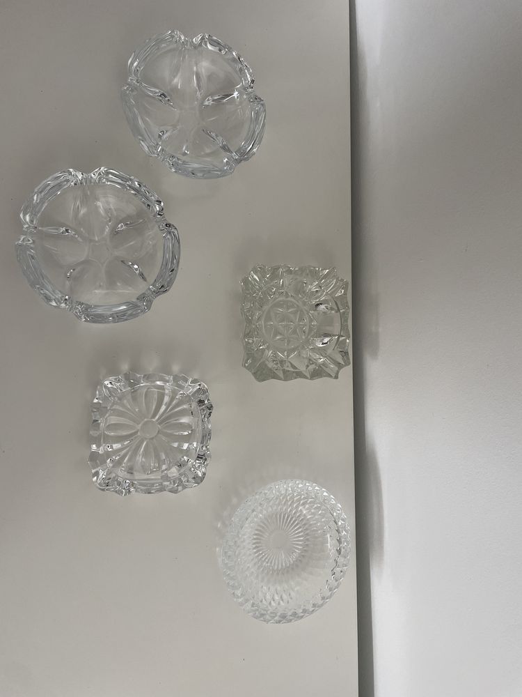Cinzeiros de cristal vários tipos