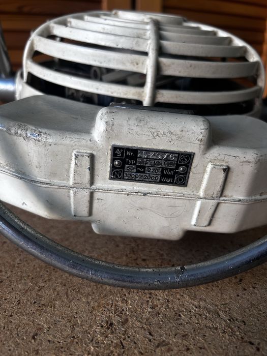 Aquecedor com Ventilador Vintage Albin & Sprenger Anos 50/60 Raro