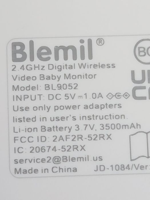 Niania elektroniczna blemil