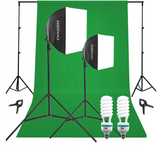 Softbox Zielone tło STUDYJNY