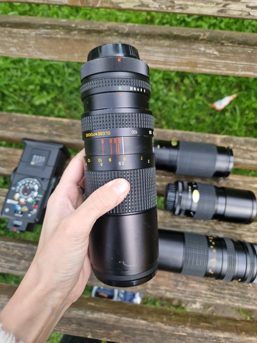 Об'єктиви, фотоспалах різні фірми