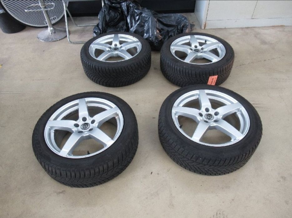 Jantes Mercedes-Benz 224/45 R18 com pneus 2xPirelli 2xGood Year