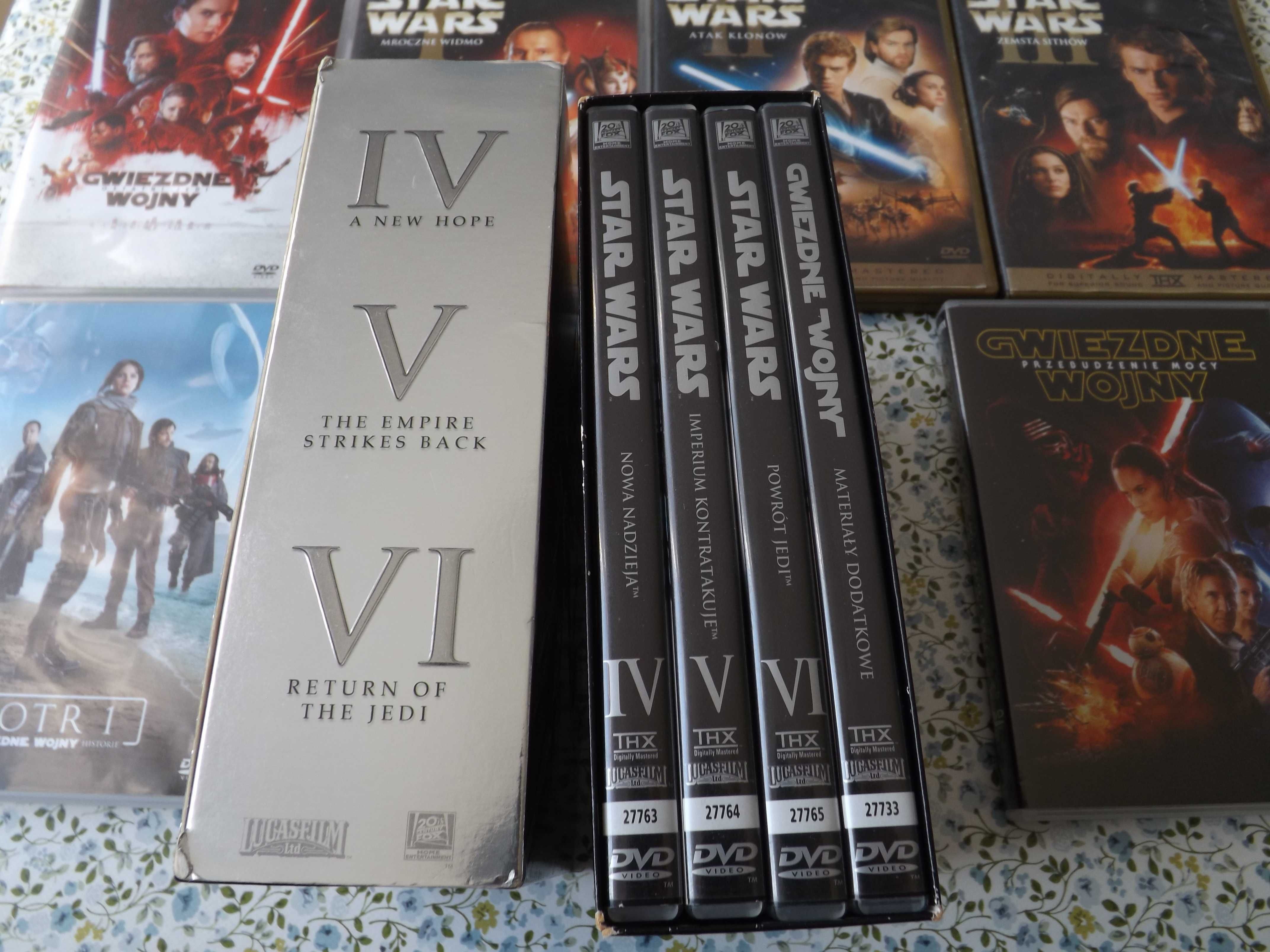 Star Wars trylogia film bajka IV, V, VI  kolekcja