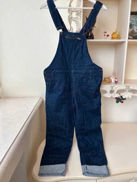 Брендовий жіночий джинсовий комбінезон Calvin Klein