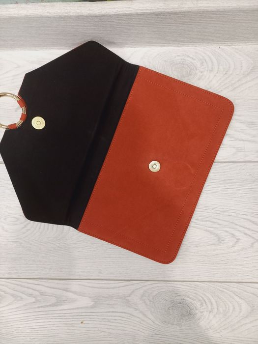 Клач красный искусственный замш