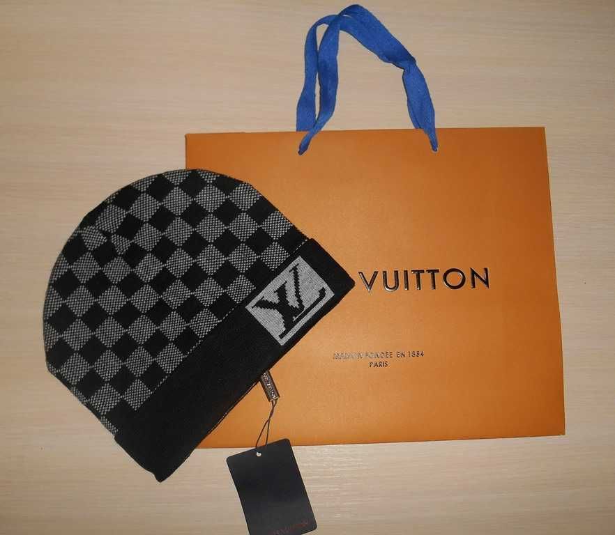 Louis Vuitton Męska bardzo ciepła zimowa czapka, Francja 34-22