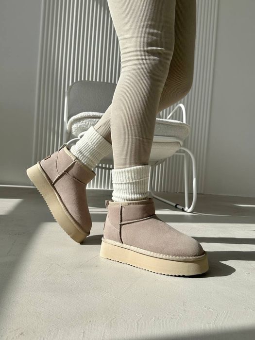 Жіночі бежево рожеві угг, угг, уги, ugg,