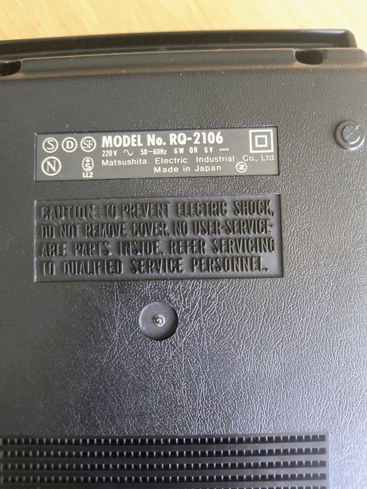 Magnetofon Panasonic RQ-2106 Made in Japan  Stan kolekcjonerski