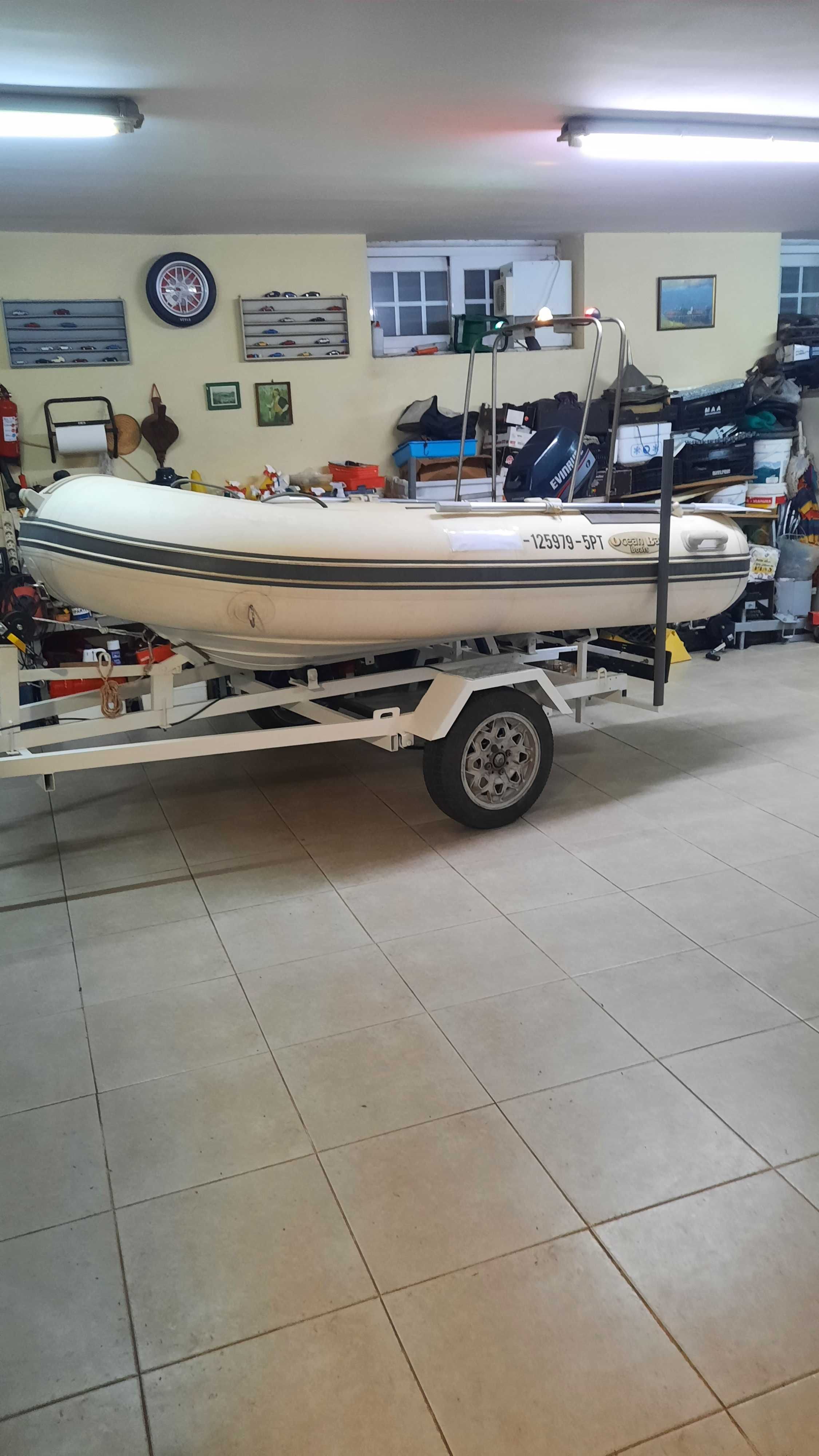 Semirrígido Ocean Bay Rib c/ Evinrude 8 hp