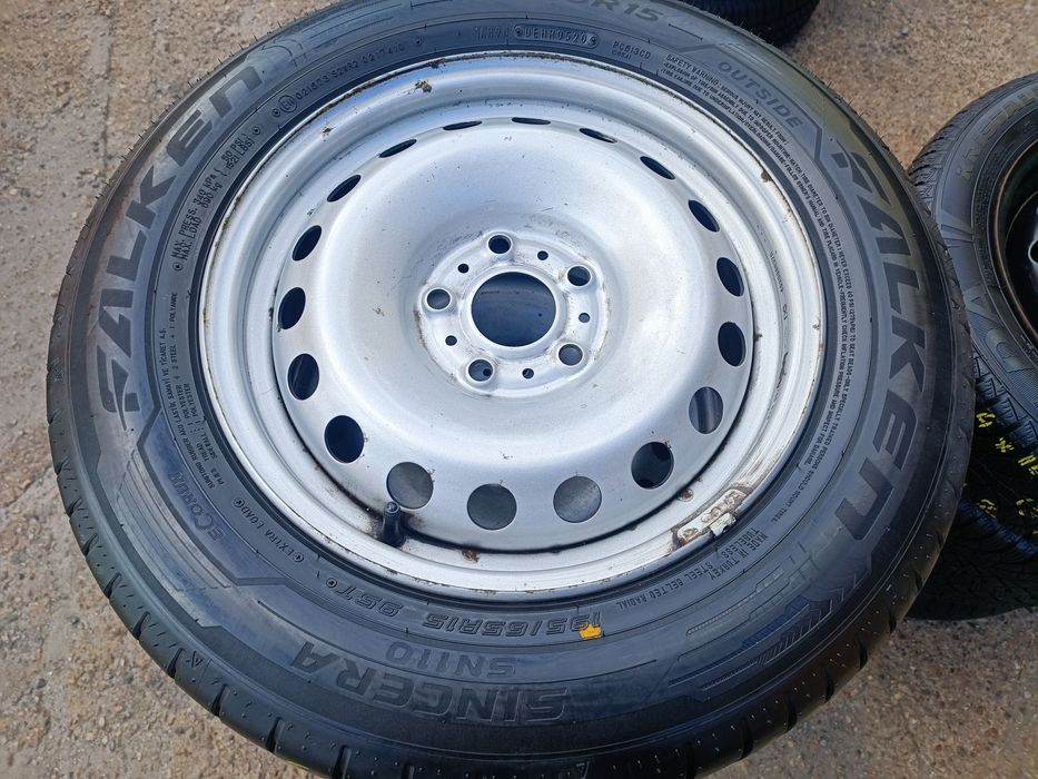 5x108 Felgi Stalowe Stal 15 Koła Letnie Lato RENAULT KANGOO II 2 Mercedes Citan W415 SAFRANE LAGUNA I Legnica ALU-RAD 5-7mm 195/65