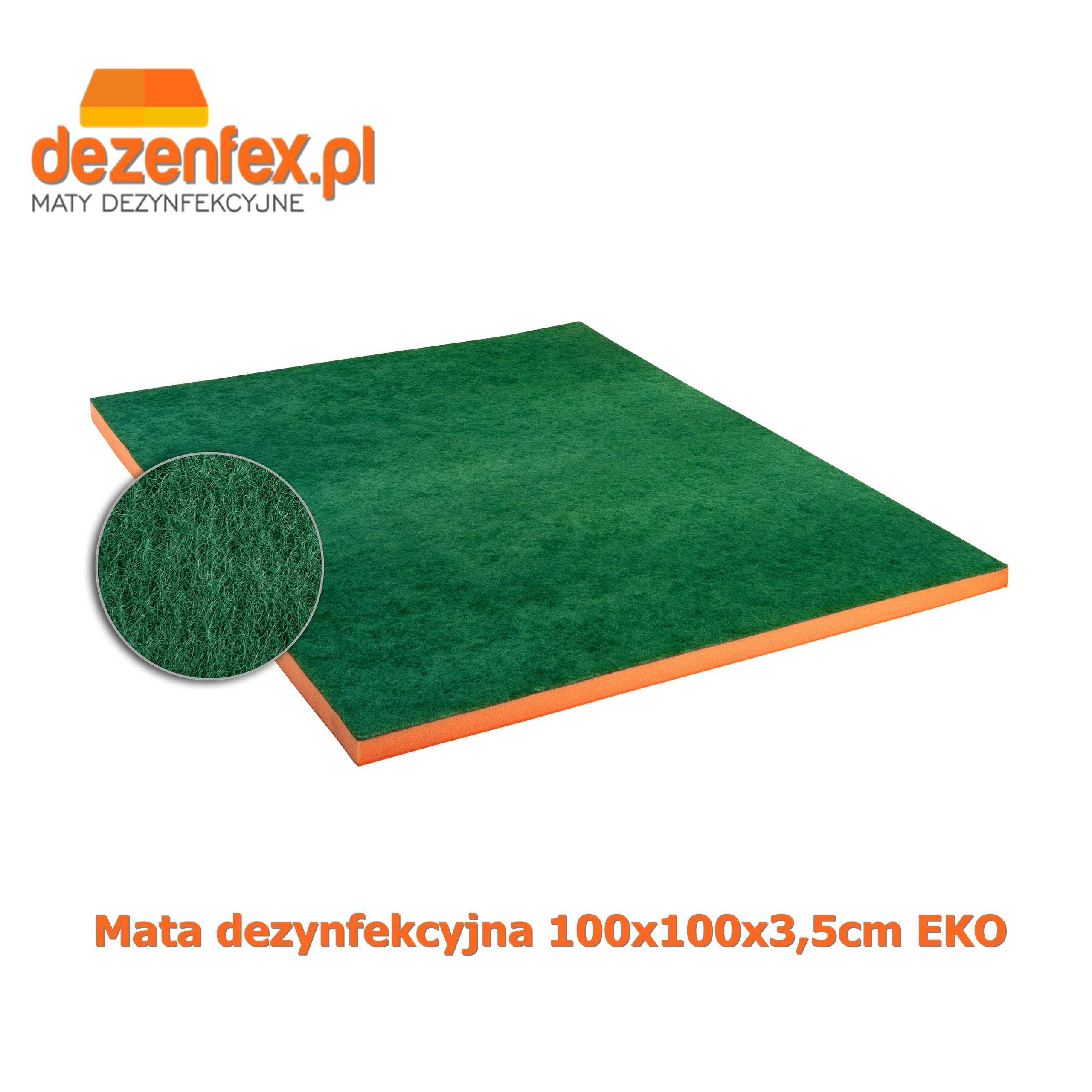 Maty;mata dezynfekcyjna;do dezynfekcji 100x100x3,5cm DO NIECKI /