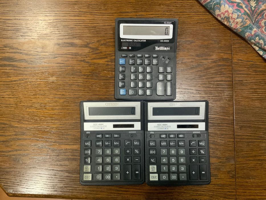 Калькулятор «CITIZEN» 16х20 см, SDC-888ТІI
Калькулятор CITIZEN SDC888Х