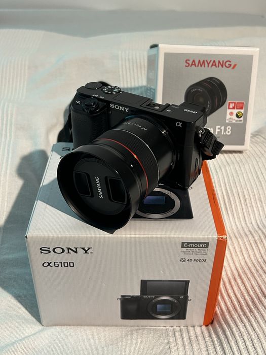 Sony a6100 + Samyang 45 mm 1.8 F AF