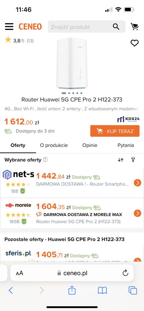 Router huawei 5G