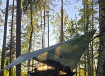 Płachta biwakowa - Tarp 3x3 - DD Hammocks - Olive