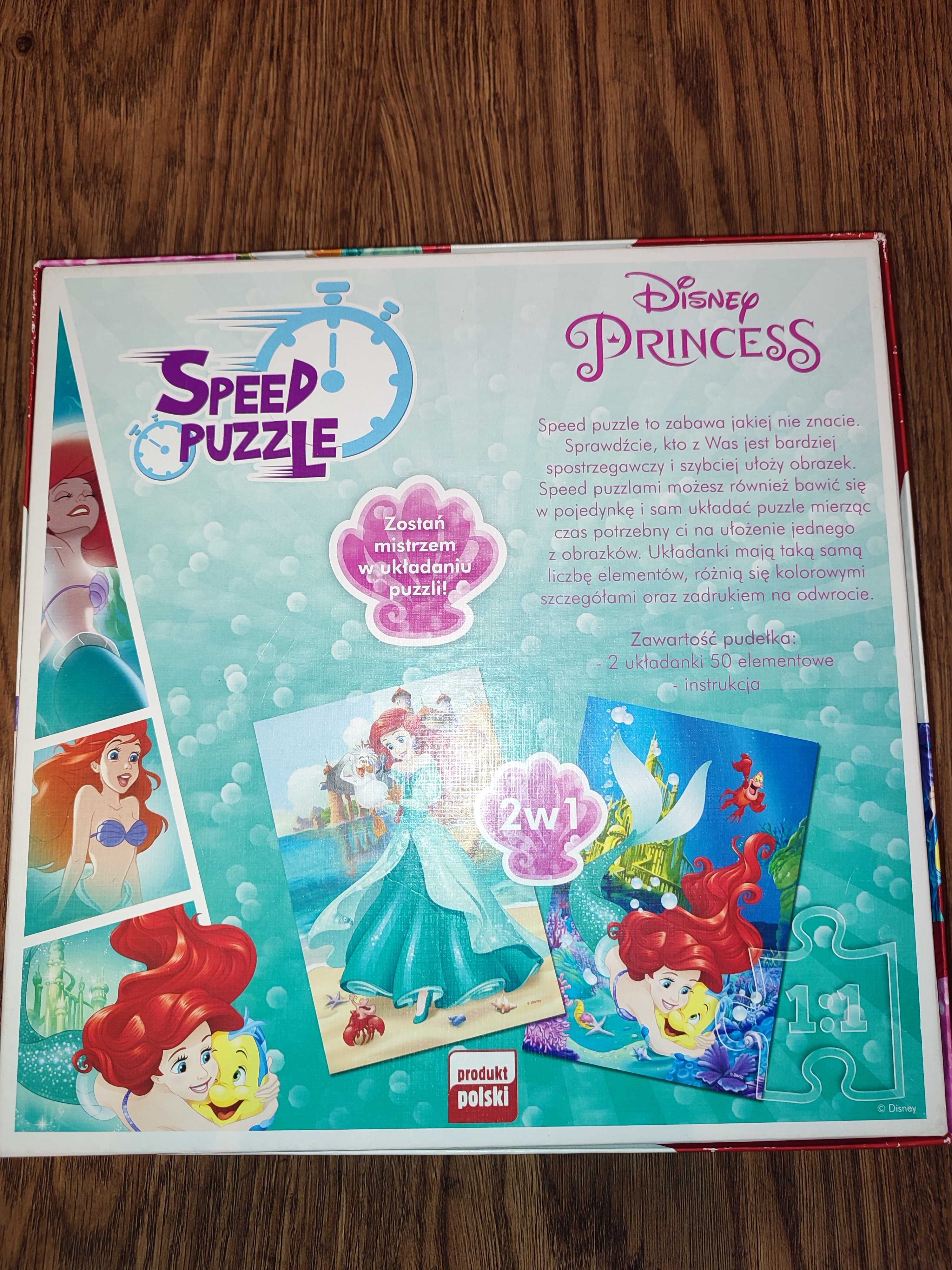 Trefl puzzle speed puzzle disney princess 50 księżniczki